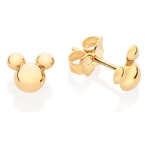Brinco Do Mickey Rommanel Coleção Disney Folheado 527226 em Oferta na Shopee