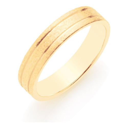 Aliança Fosca Com Aro De 4,30mm Largura Rommanel 510332 em Oferta na Shopee