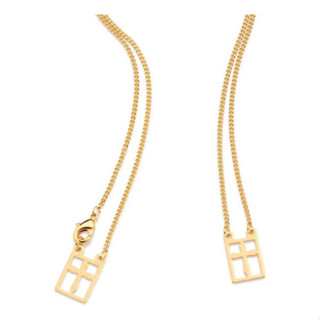 Escapulário Infantil Cruz Folheado Ouro Rommanel 532330 em Oferta na Shopee