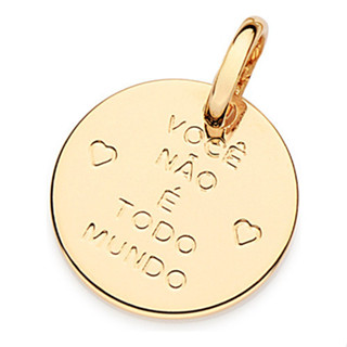 Medalha Você Não É Todo Mundo Rommanel 542807 em Oferta na Shopee