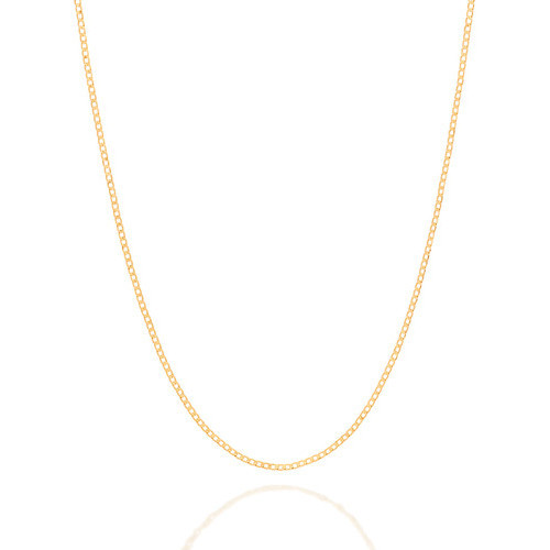 Gargantilha Formada Por Fio De Elos 1x1 Mm D 532134 em Oferta na Shopee