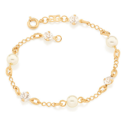 Pulseira Formada Por Cristais Intercalados P 550997 em Oferta na Shopee