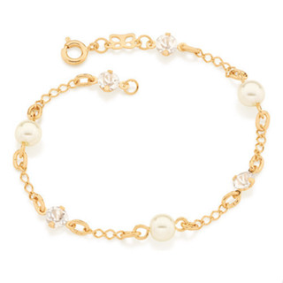 Pulseira Formada Por Cristais Intercalados P 550997 em Oferta na Shopee