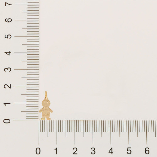 Detalhes do Pingente Formato Menino. Med 0,9 X 0,8 Cm 540175