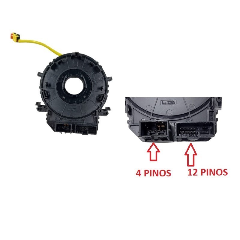 Fita Cinta Airbag Disk Hyundai Creta 2017 2018 2019 2020 — imagem 2 de 2