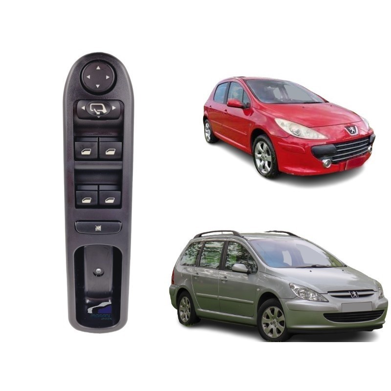 Botão Interruptor comando Vidro Elétrico Peugeot 307 C4 Cone Antigo 2518