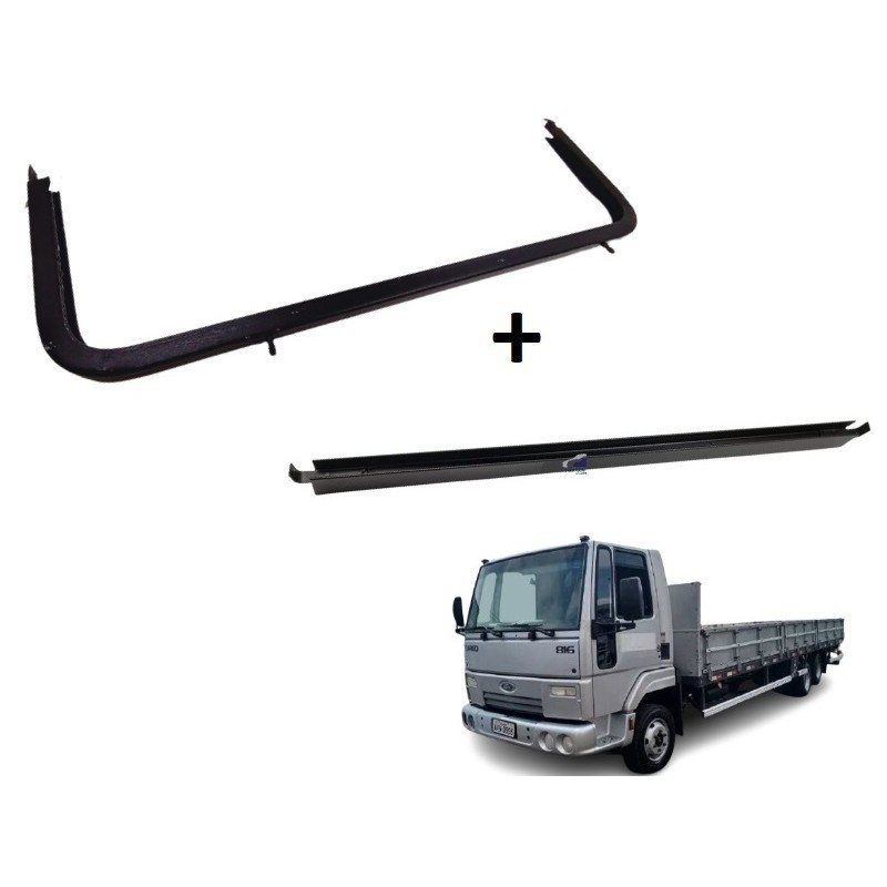 Canaleta Acabamento Arco Sup + Inf Porta Ford Cargo Direito