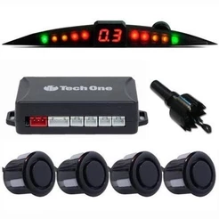 Sensor de Estacionamento Prime Preto Brilho Tech One
