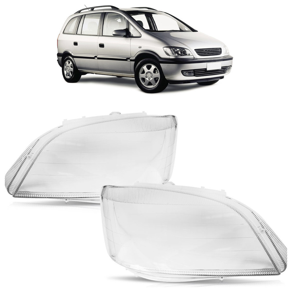 Par Lente Farol Dianteiro Zafira 2001 2002 2003 2004 2005 2006 2007 2008 2009 A 2012 Transparente