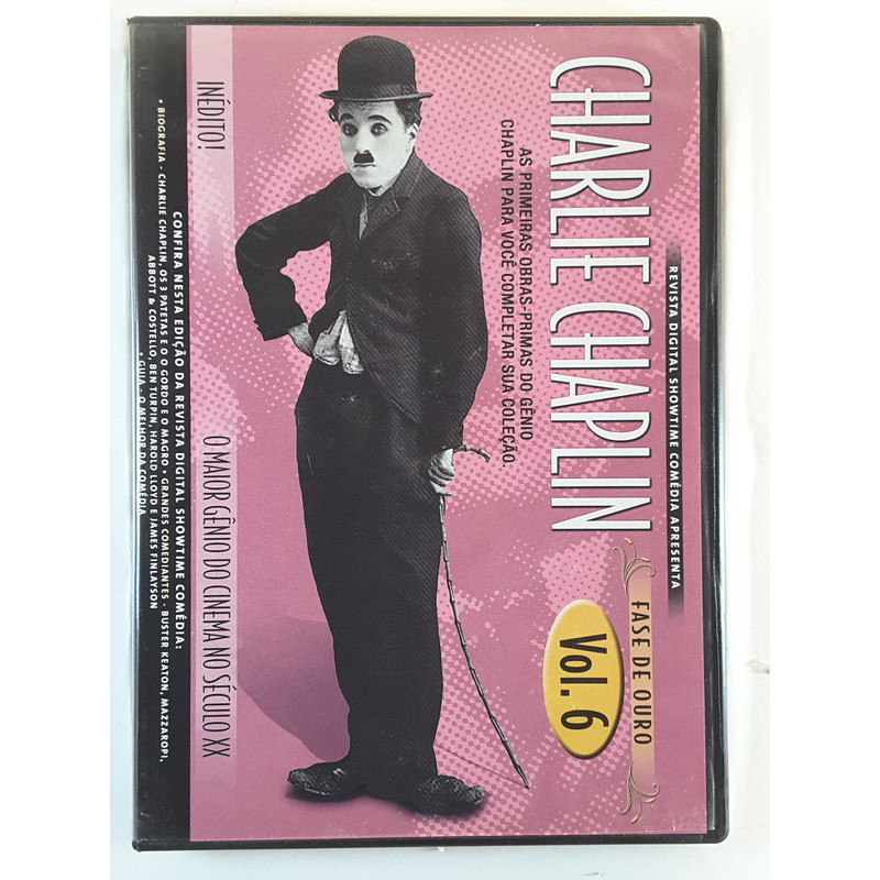Dvd Charlie Chaplin Fase De Ouro Vol 6 Charles Chaplin