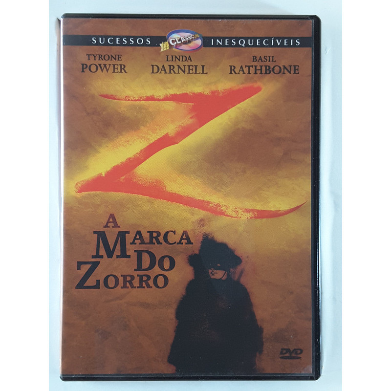 DVD Marca Do Zorro Tyrone Power