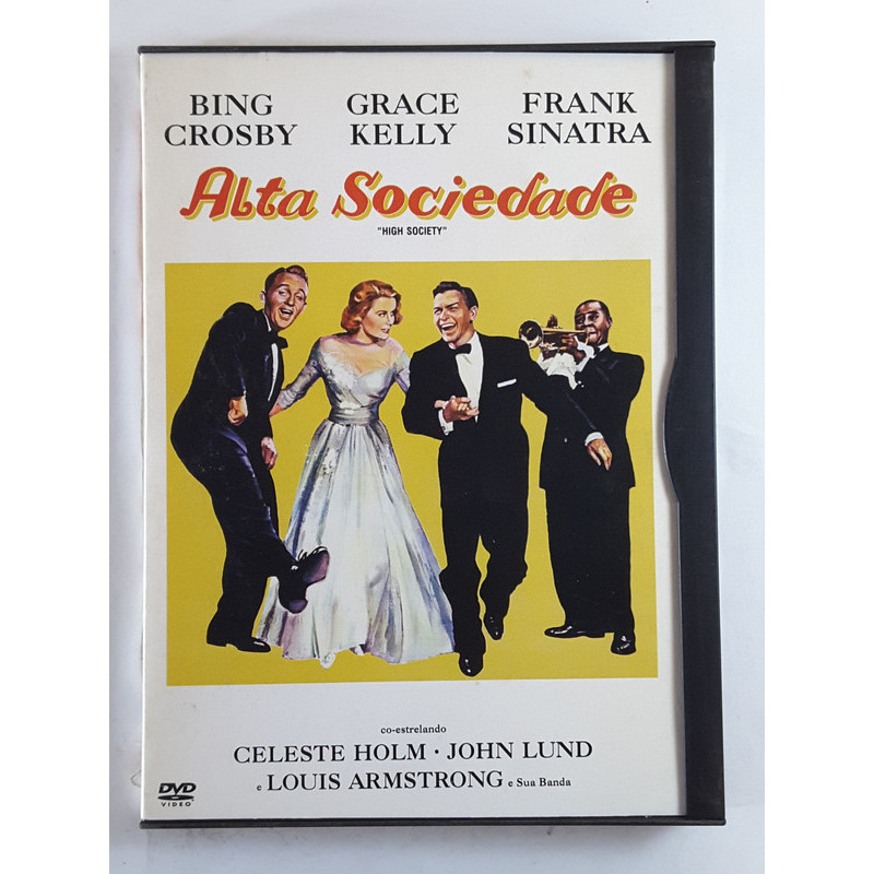 DVD Alta Sociedade Bing Crosby Snapcase