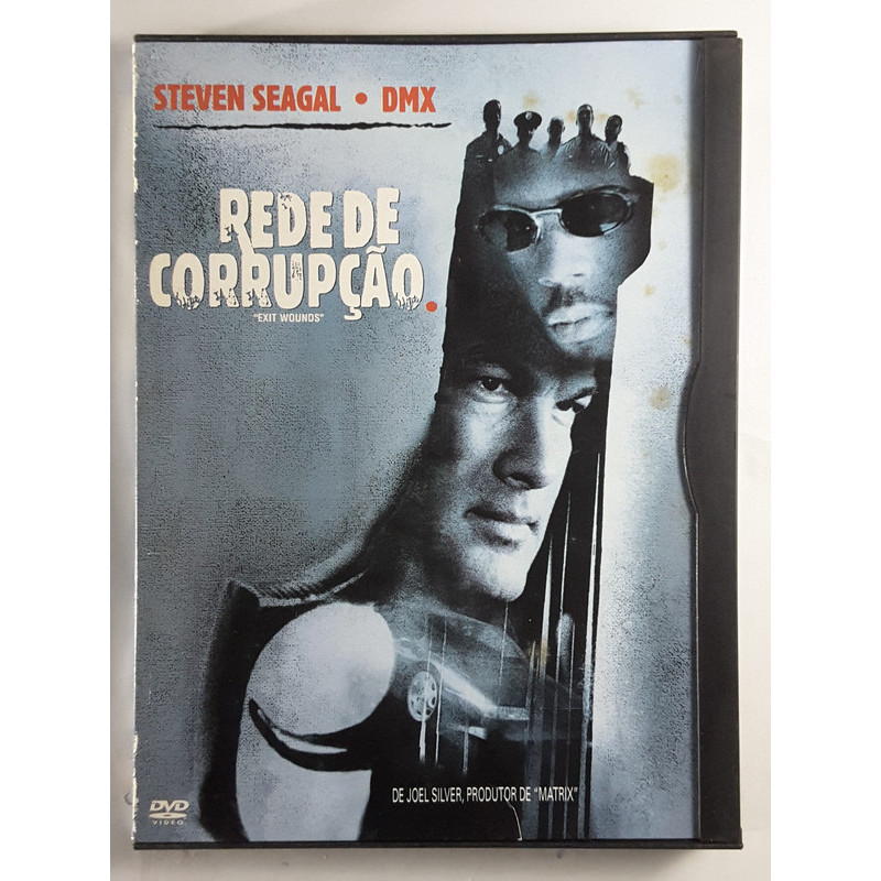 DVD Rede de Corrupção Steven Seagal Capa Snapcase