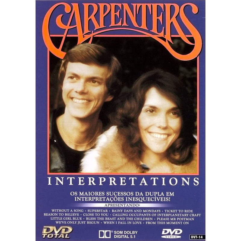DVD Carpenters - Interpretations A 25th Aniversary Carpenter