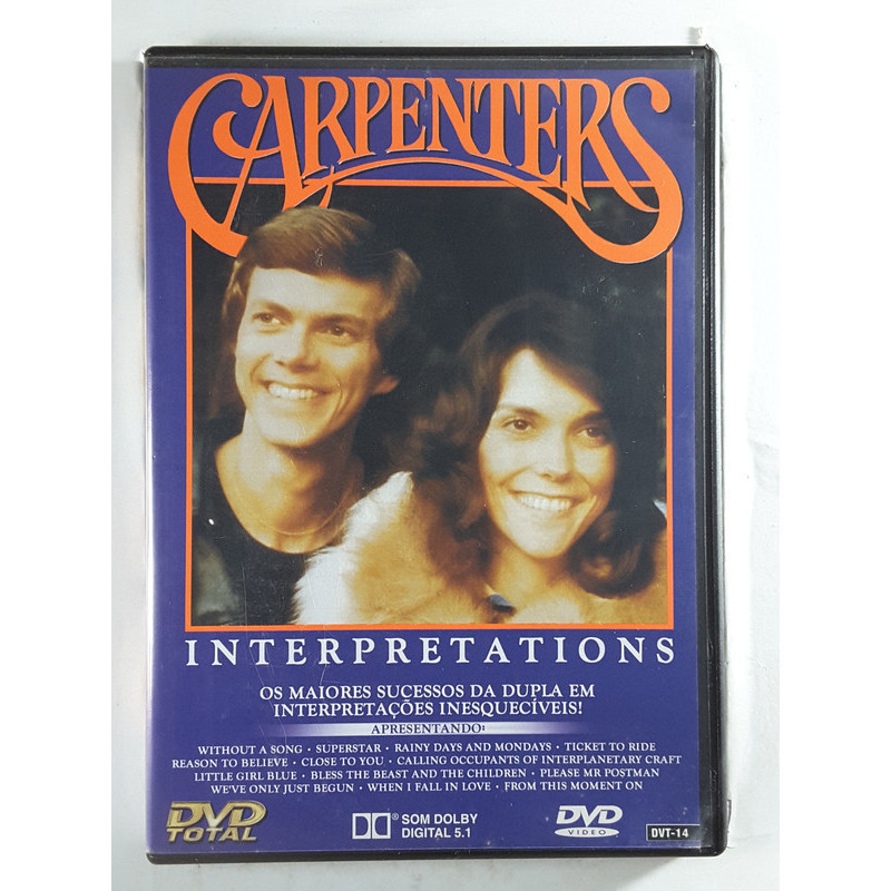 DVD Carpenters Interpretations A 25 Aniversary Celebration