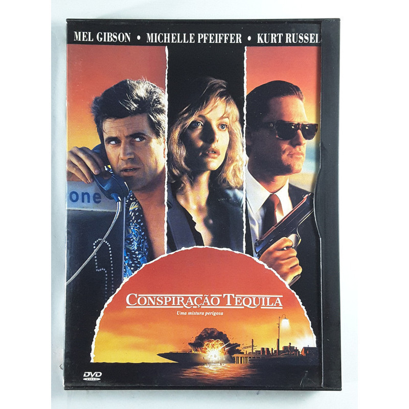 DVD Conspiração Tequila Mel Gibson Capa Snapcase