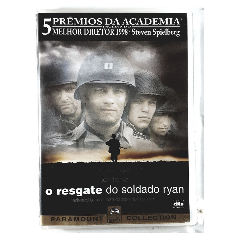 DVD O Resgate do Soldado Ryan Tom Hanks Dvd