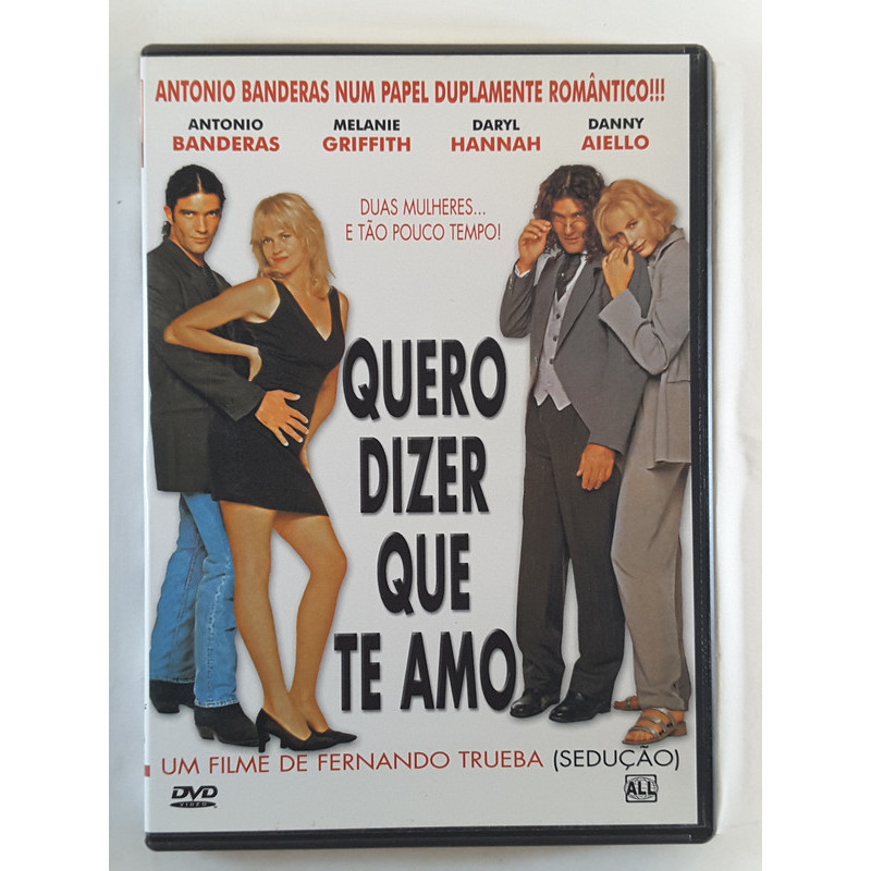 Dvd Quero Dizer Que Te Amo Antonio Banderas