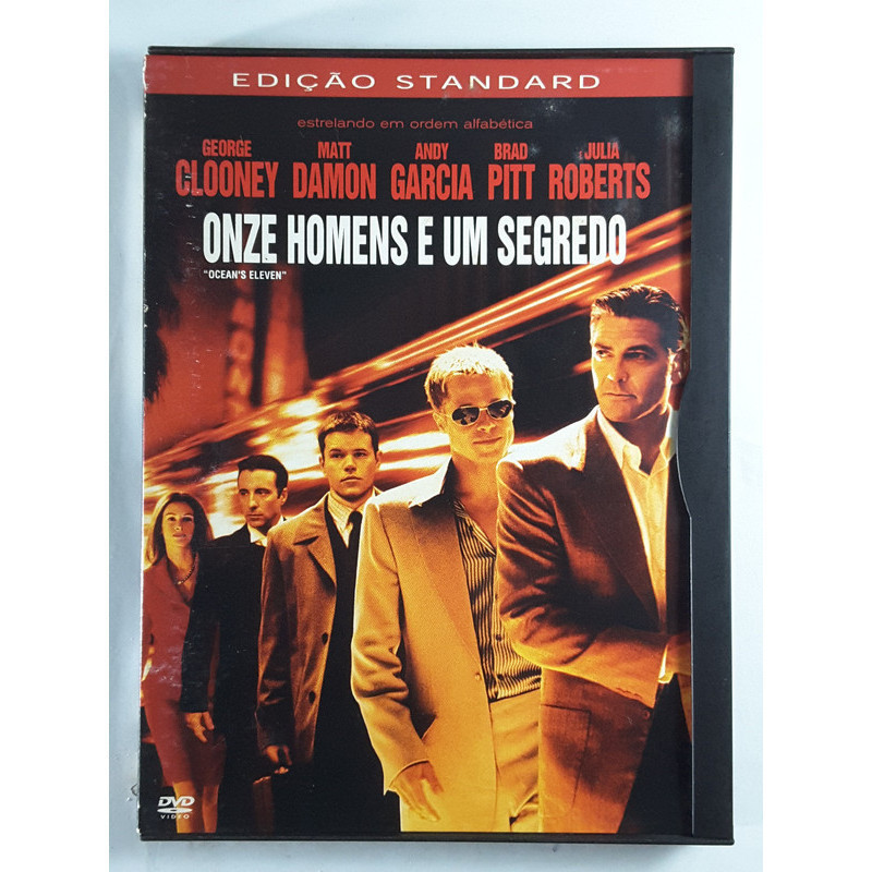 DVD Onze Homens e um Segredo George Clooney Snapcase