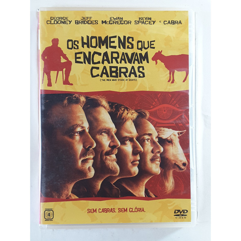 DVD Os Homens Que Encaravam Cabras George Clooney