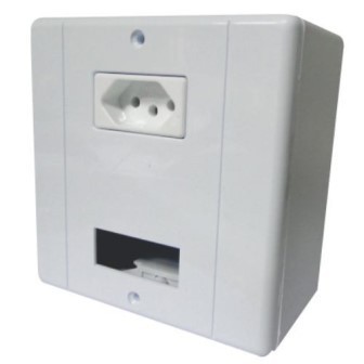 Caixa Ar Perlex Sobrepor 20a 3p S/Disjuntor Fronta - 2915 - 7384