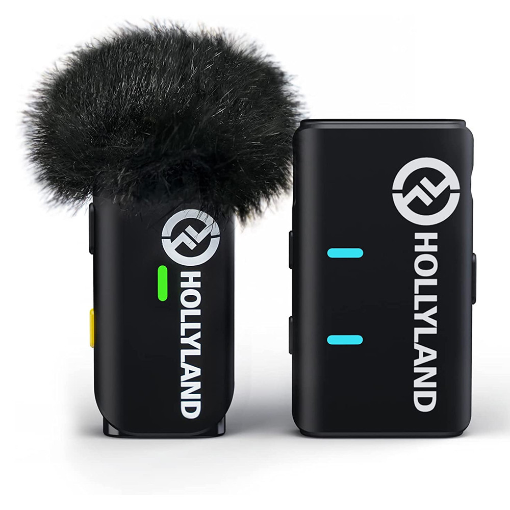 Microfone Sem Fio Hollyland Lark M1 Solo p/1 Pessoa Preto em Oferta na Shopee