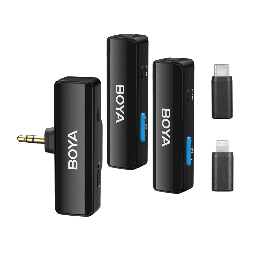 Microfone Lapela Boya Boyalink A2 Android/Ios 3.5mm Preto em Oferta na Shopee