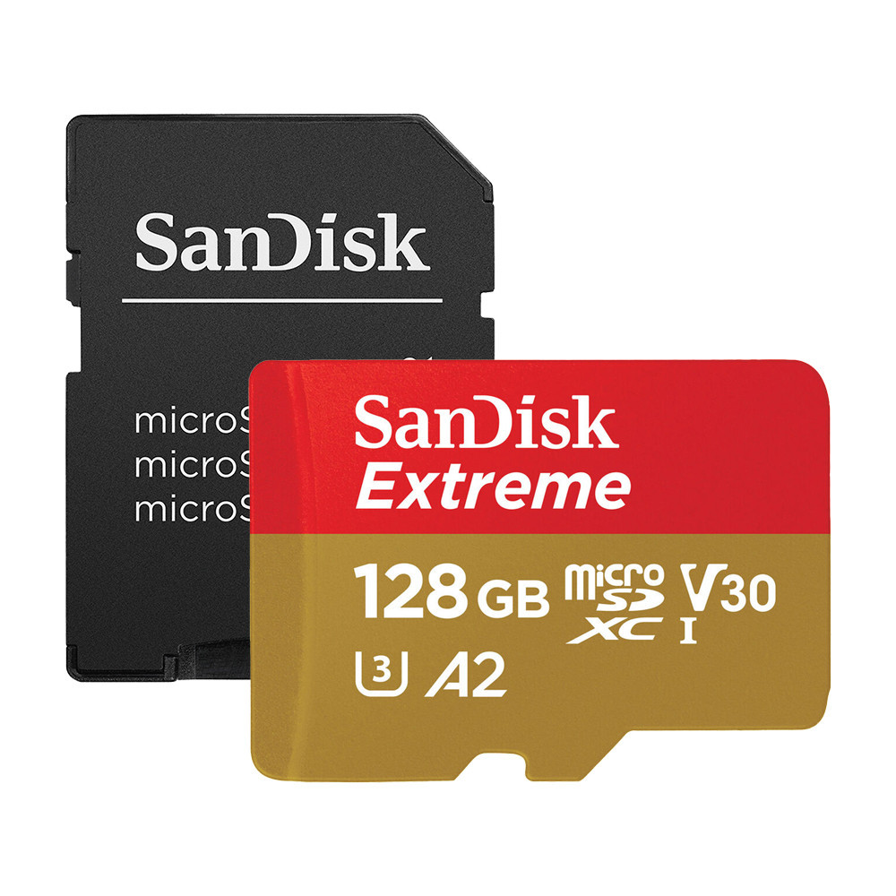 Cartão Memória Micro Sd Sandisk 128gb MicroSd Extreme 190Mbs