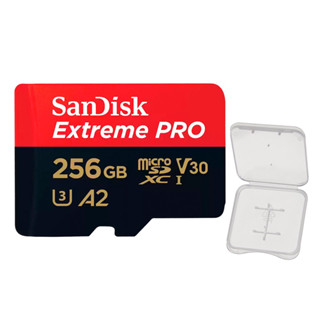 Cartão Memória  Sandisk 256gb Micro Sd com Adaptador +Case em Oferta na Shopee