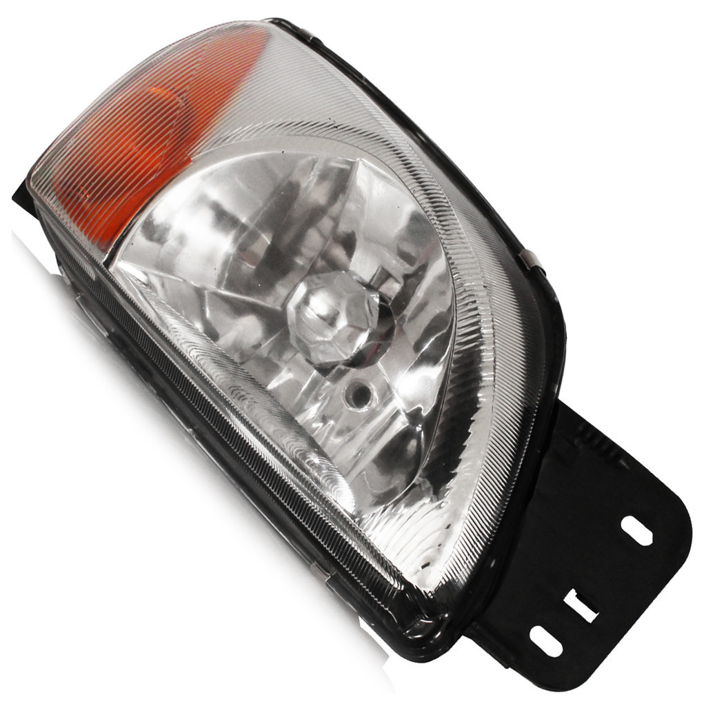 Detalhes do Par Farol Dianteiro Fiesta 2000 2001 2002 Foco Simples