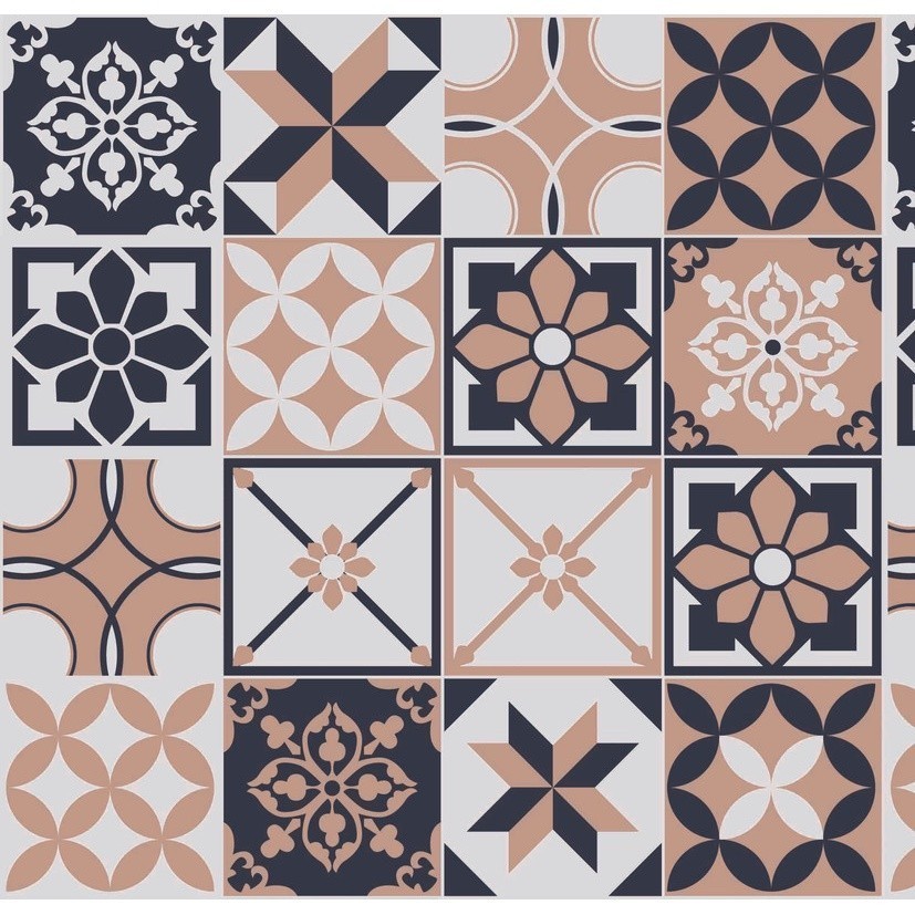 Papel de parede Autoadesivo Cozinha Azulejo Português 5m x 47cm