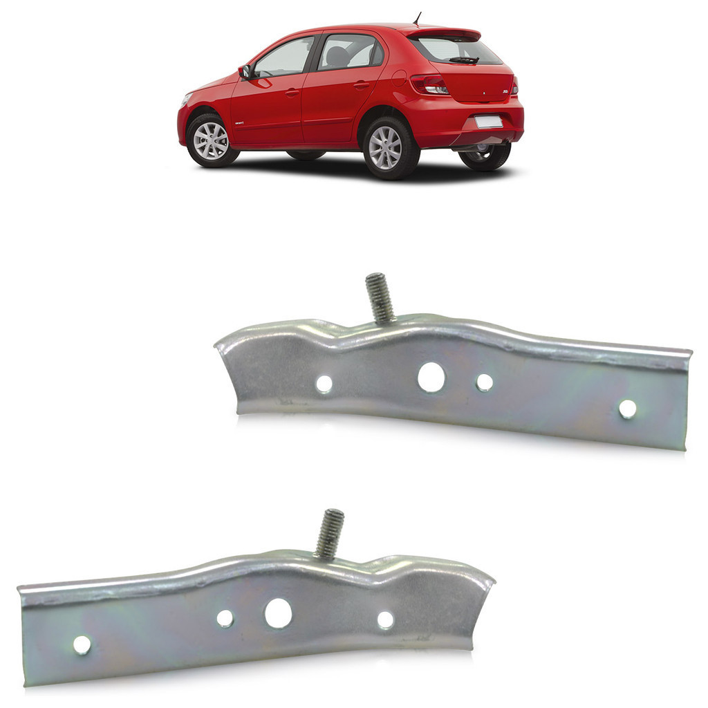 Par Suporte Parachoque Traseiro Gol G5 G6 2009 2010 2011 2012 2013 2014 2015 2016 Ferro Original - Spare Parts and Accessories for Vehicles