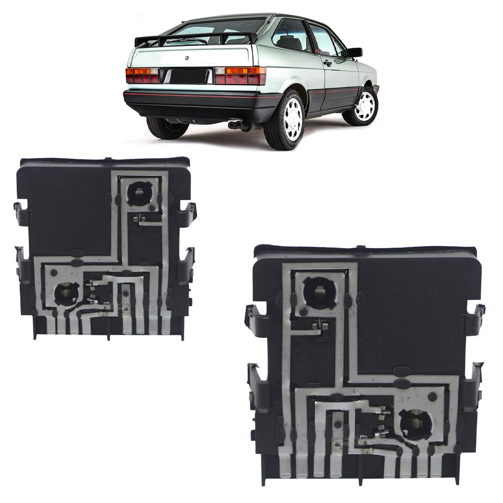 Par Circuito Lanterna Traseira Gol 1987 1988 1989 1990 1991 1992 1993 1994 1995 1996 Central em Oferta na Shopee