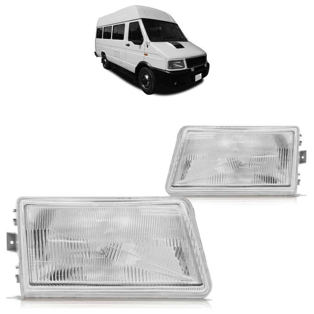 Par Farol Dianteiro Iveco Daily 1997 1998 1999 2000 2001 2002 2003 2004 2005 2006 2007
