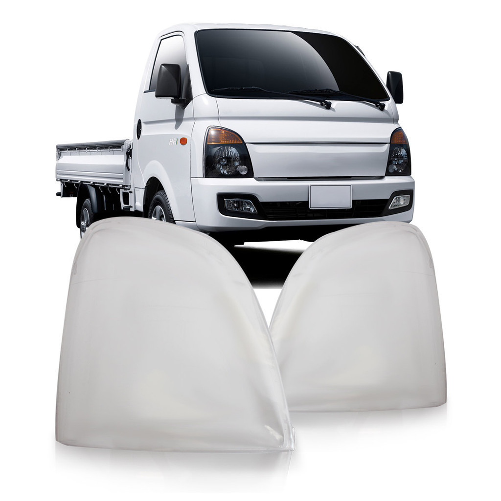 Par Lente Farol Dianteiro Hr 2006 A 2016 Transparente Lente Lisa Acrílico - Spare Parts and Accessories for Vehicles
