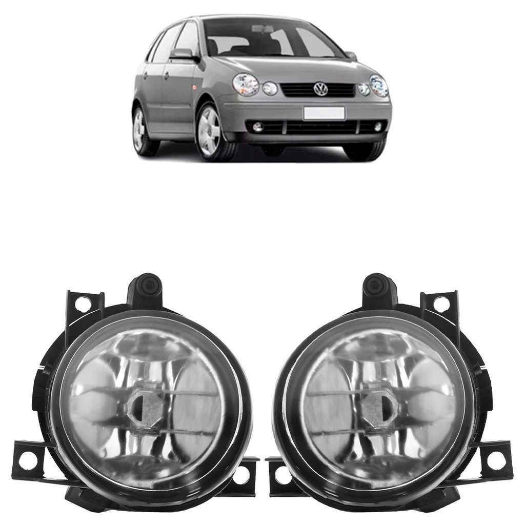 Par Farol de Milha Auxiliar Polo 2003 2004 2005 2006 - Spare Parts and Accessories for Vehicles