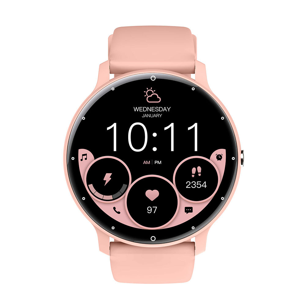 Relógio Inteligente Zwear Smartwatch Zl02C Pro Rosa em Oferta na Shopee