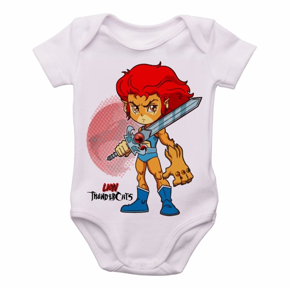 Body nenê roupa bebê Thundercats Lion