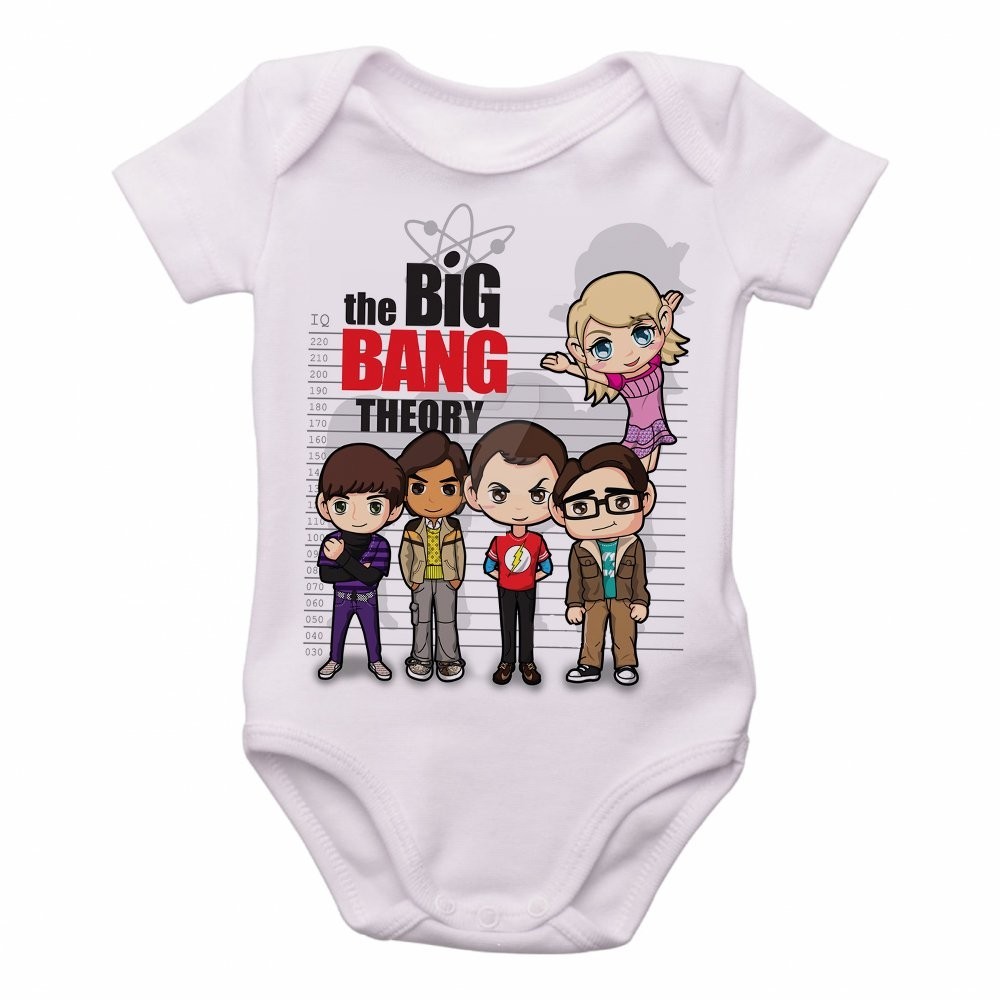 body nenê roupa bebê The Big Bang Theory 