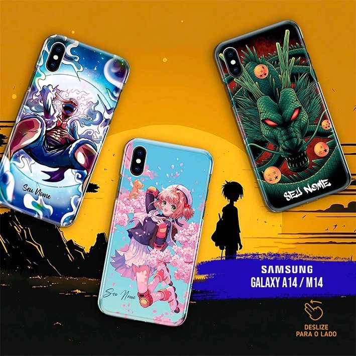 Capa Capinha  - Galaxy A14 4G/ A14 5G/ M14 - Animes