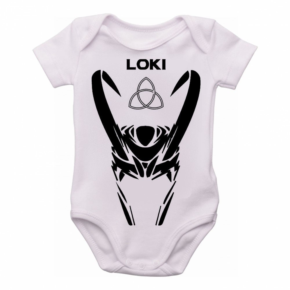 body nenê roupa bebê Loki vingadores