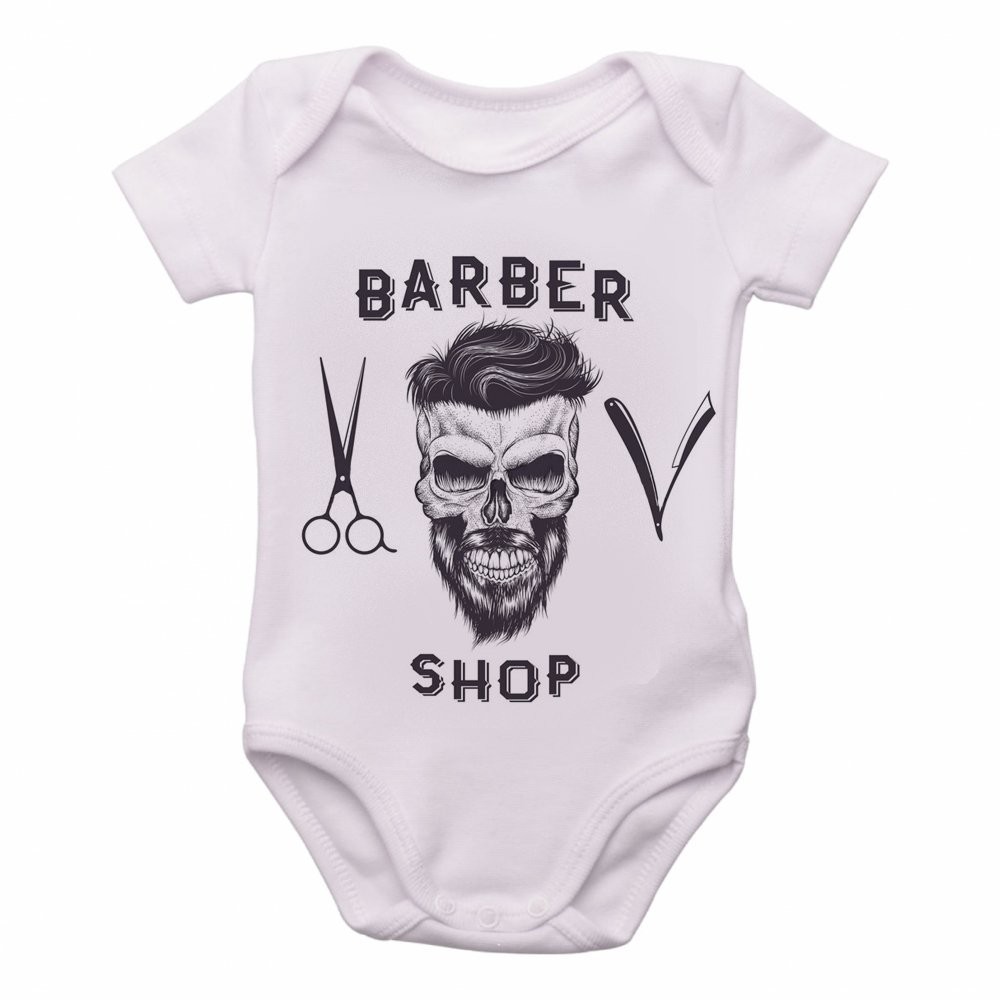 body nenê roupa bebê Barbeiro Shop Barbearia