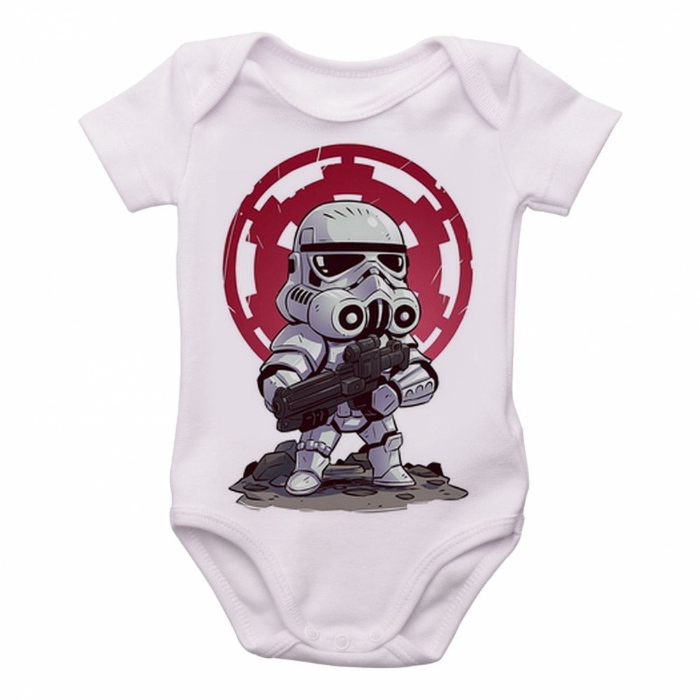 body nenê roupa bebê Stormtrooper Star Wars