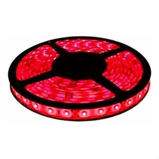 Fita Led Com 5 Metros 5050 Vermelho Ip65 24v em Oferta na Shopee