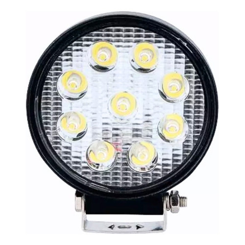 Farol Milha 42w Redondo 14 Leds 12v 24v Universal Aaatop