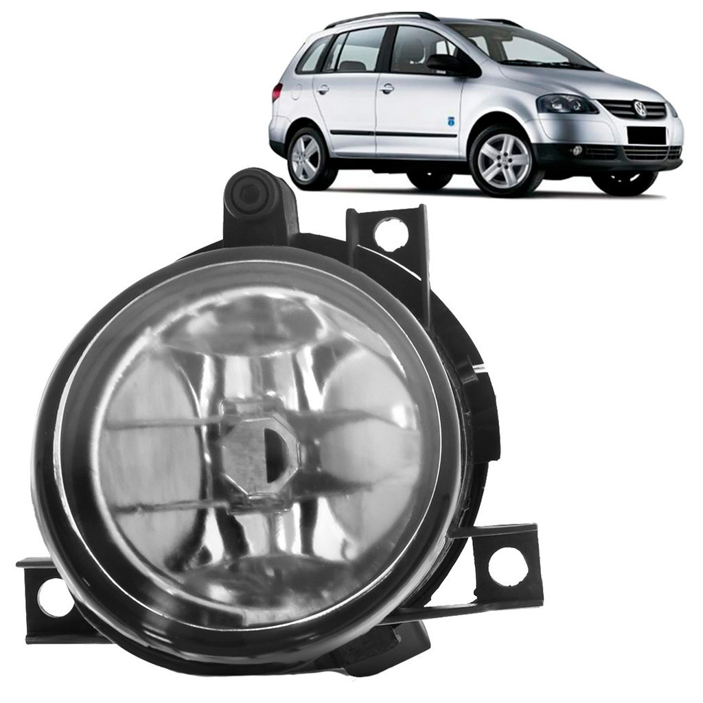 Farol de Milha Auxiliar Spacefox 2006 2007 2008 2009 Lente Lisa em Vidro - Spare Parts and Accessories for Vehicles