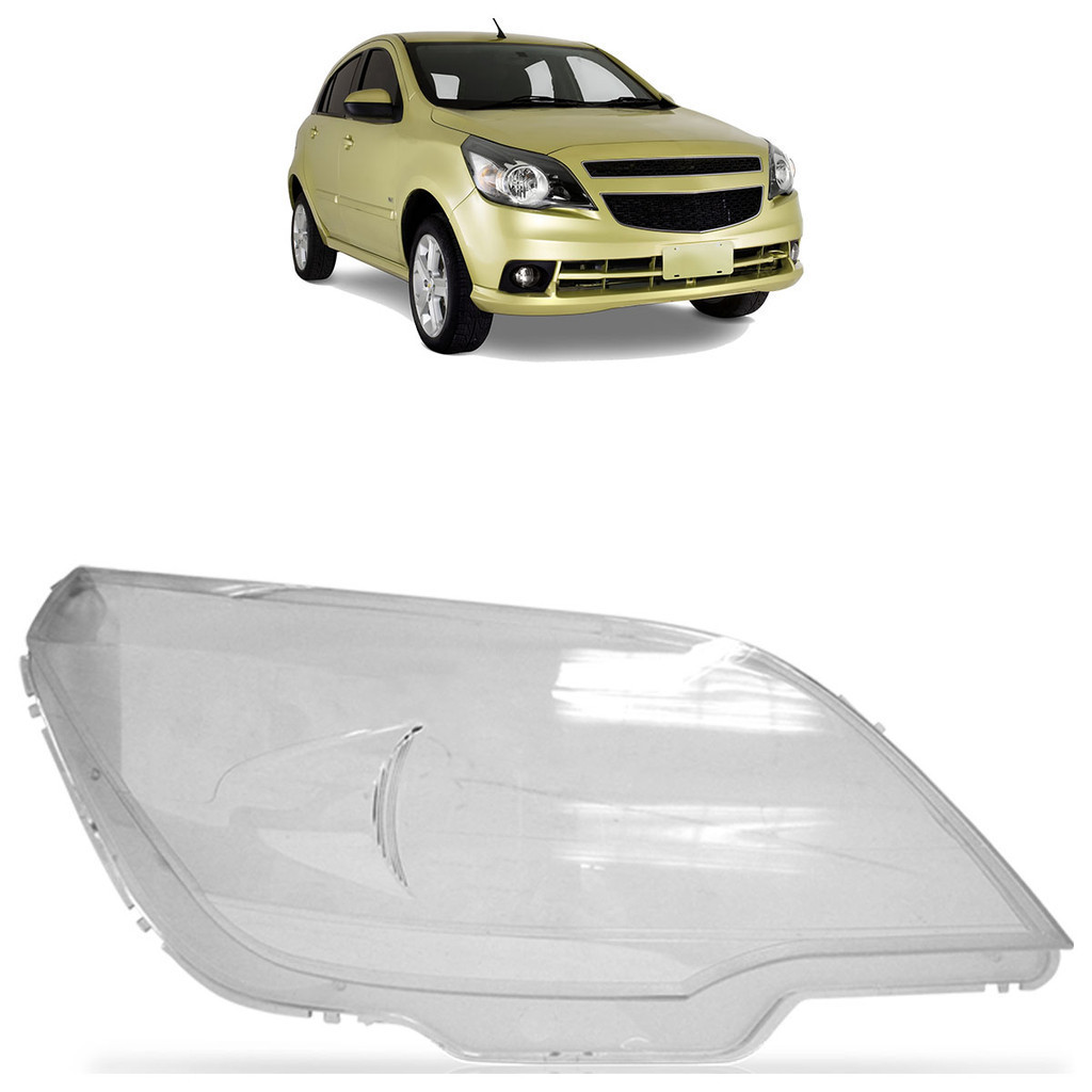 Par Lente Farol Dianteiro Agile 2009 2010 2011 2012 2013 Montana Lente Lisa Acrilico Transparente em Oferta na Shopee