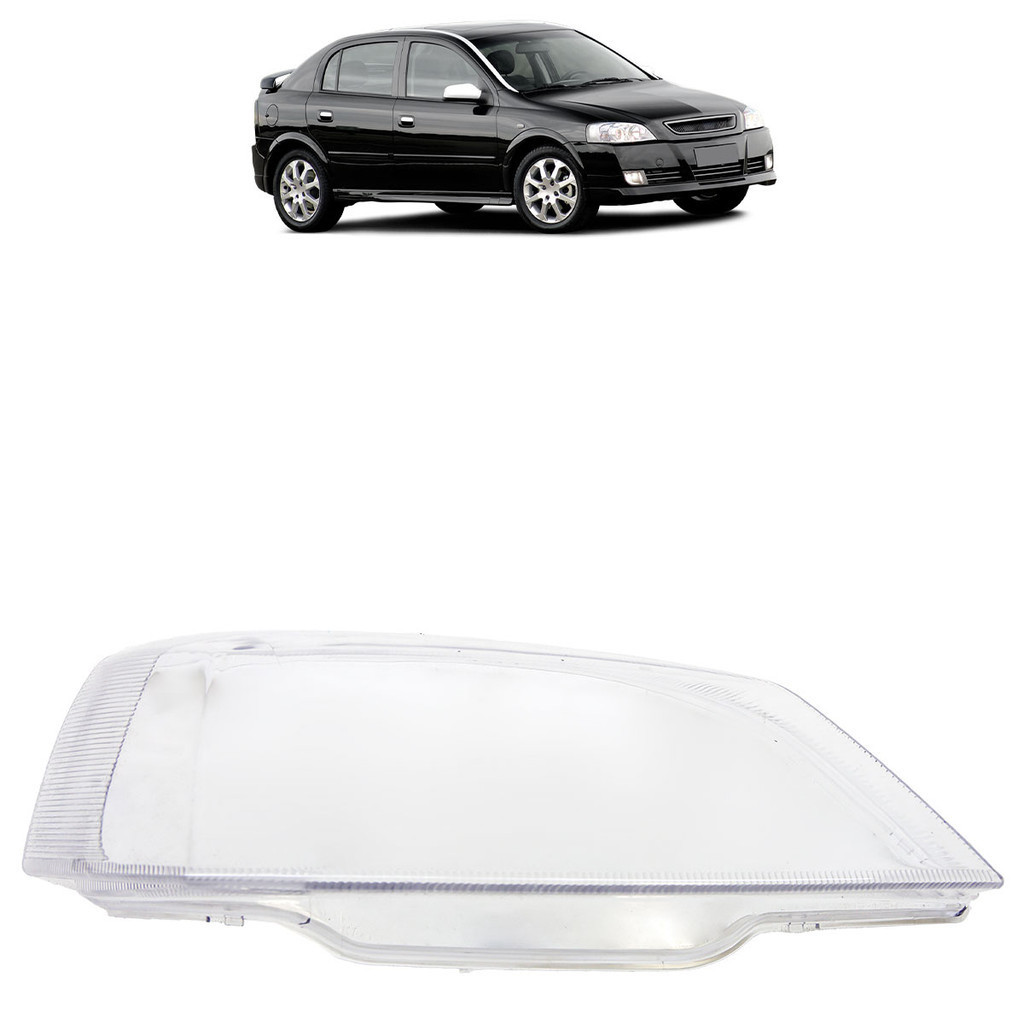 Par Lente Farol Principal Astra 2003 A 2011 Transparente Lente Lisa Acrilico - Spare Parts and Accessories for Vehicles