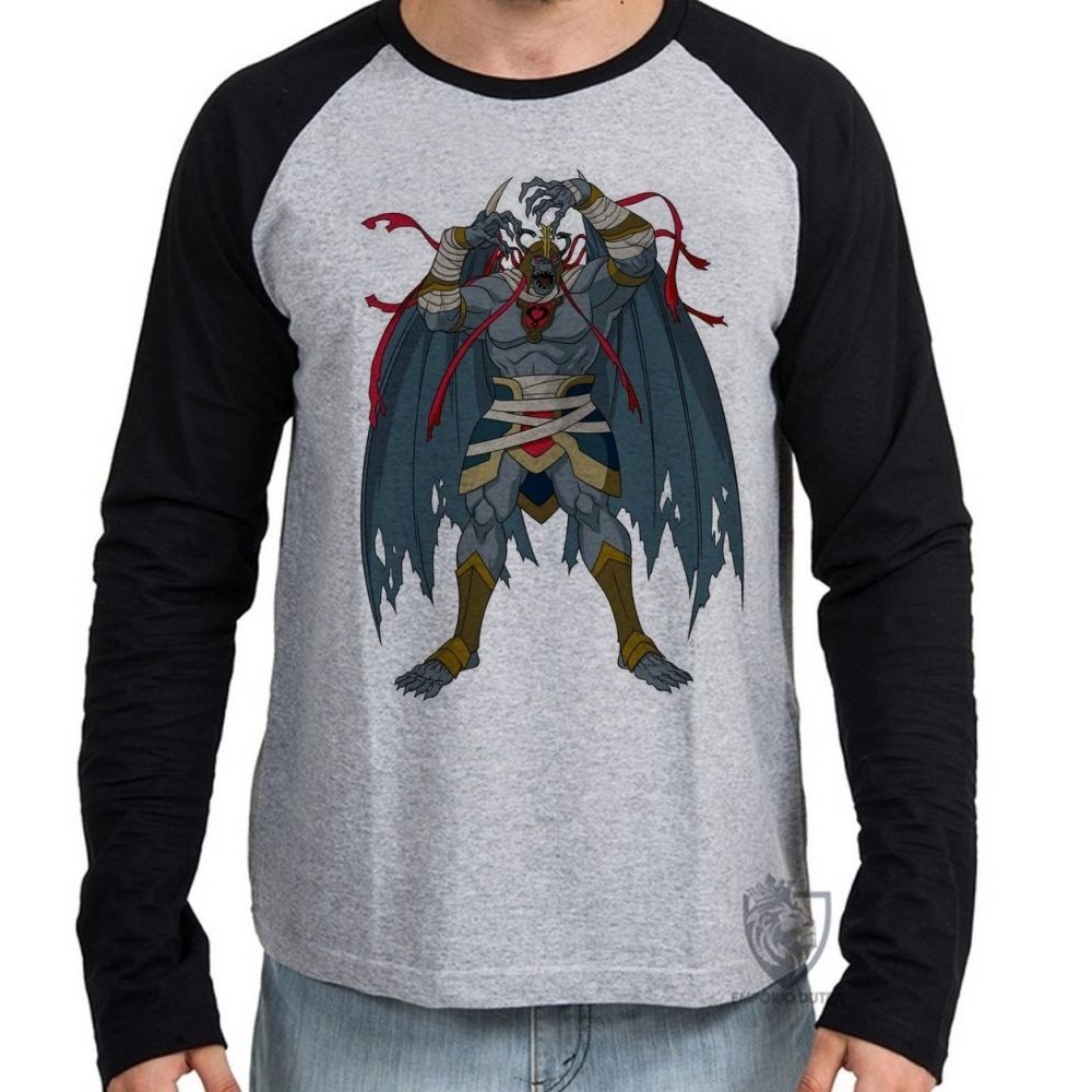 Camiseta Manga Longa blusa Thundercats Mumm Ra