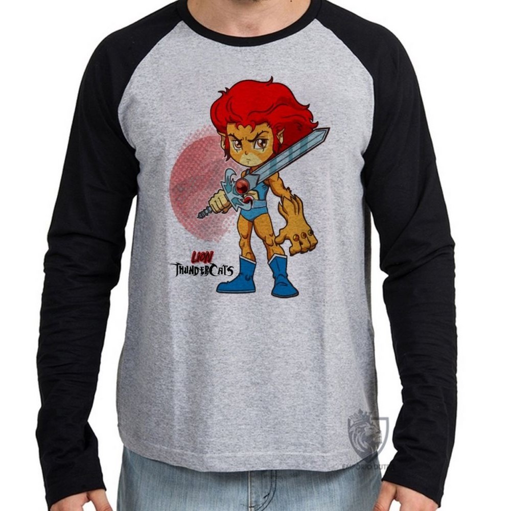 Camiseta Manga Longa blusa Thundercats Lion
